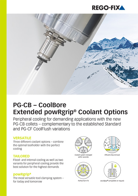 CoolBore Extended powRgrip Coolant Options Flyer